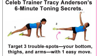 Celeb Trainer Tracy Anderson's 6-Minute Toning Secrets